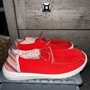 Burnt Orange Women’s Heydudes